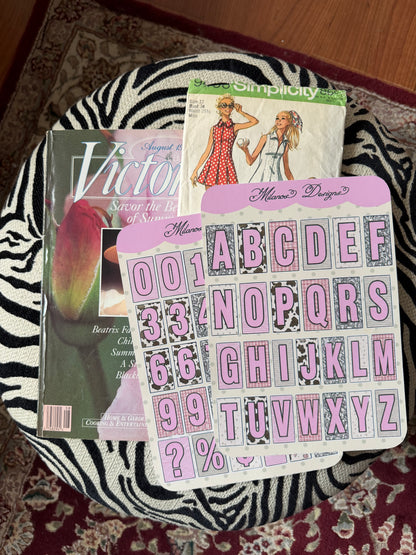 Cutezy Letters sticker sheet pc.2