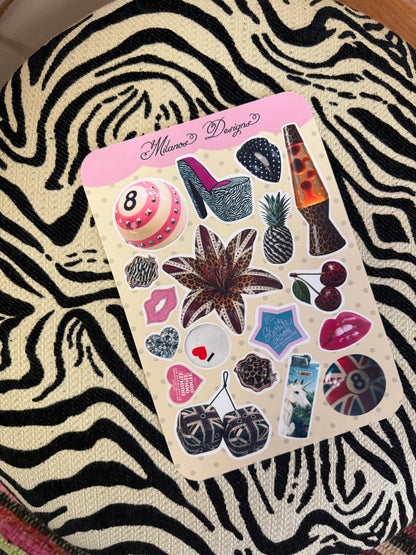 Ultimate girl Sticker sheet