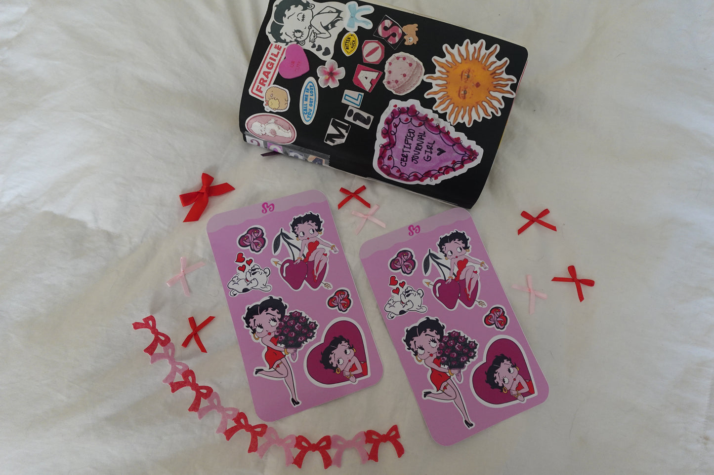 Love Betty Sticker sheet