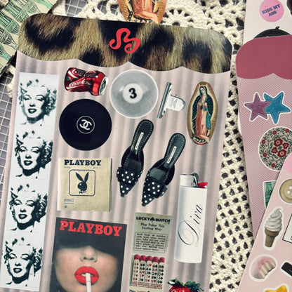 Old money sticker sheet