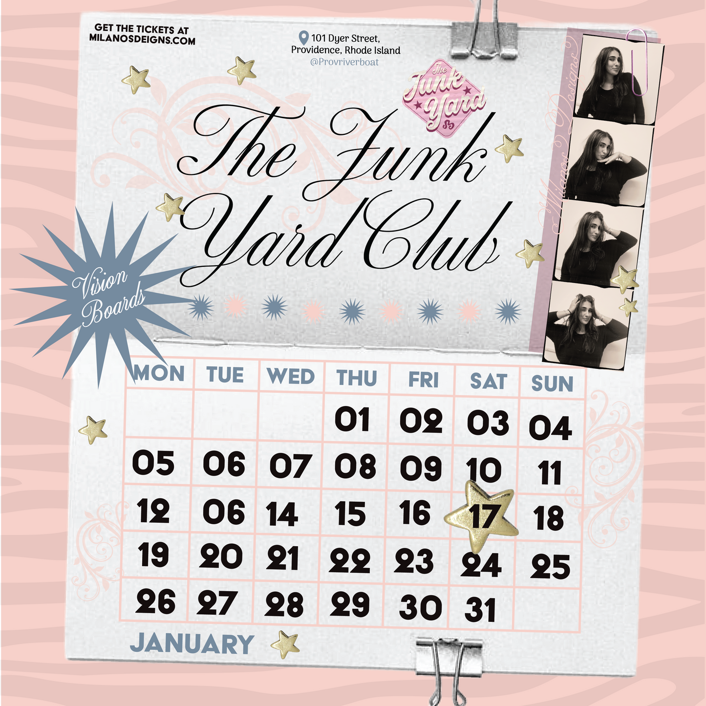 January Junk Yard Club tickets
