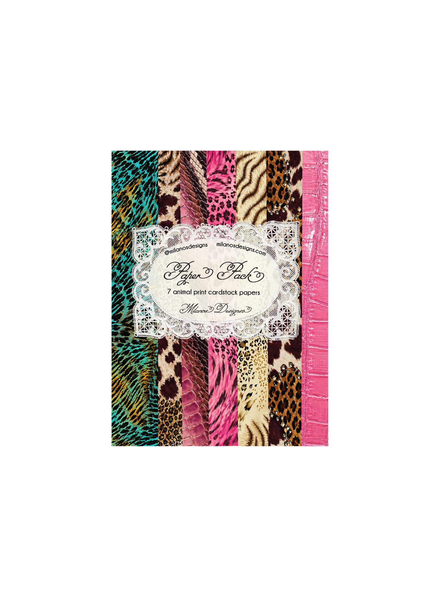 Animal print paper pack