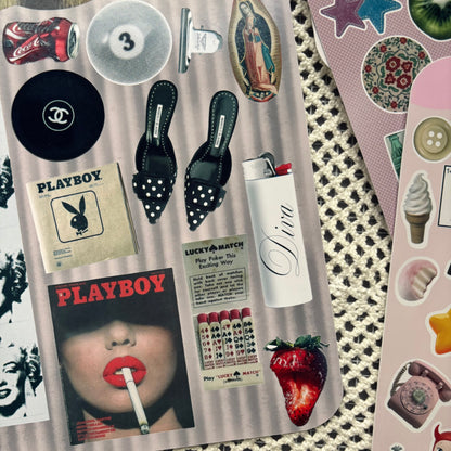 Old money sticker sheet