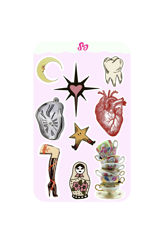 Temper sticker sheet