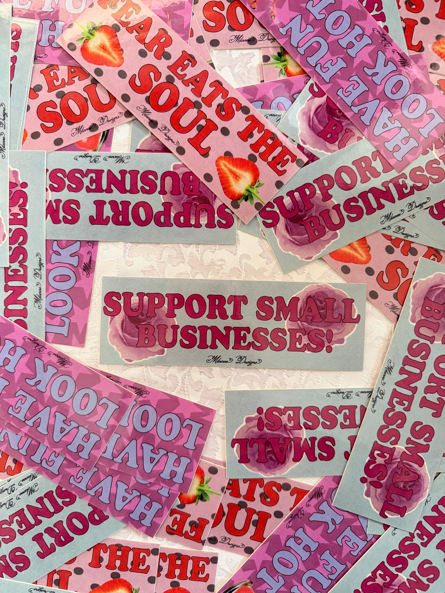 Support small business Bumper sticker