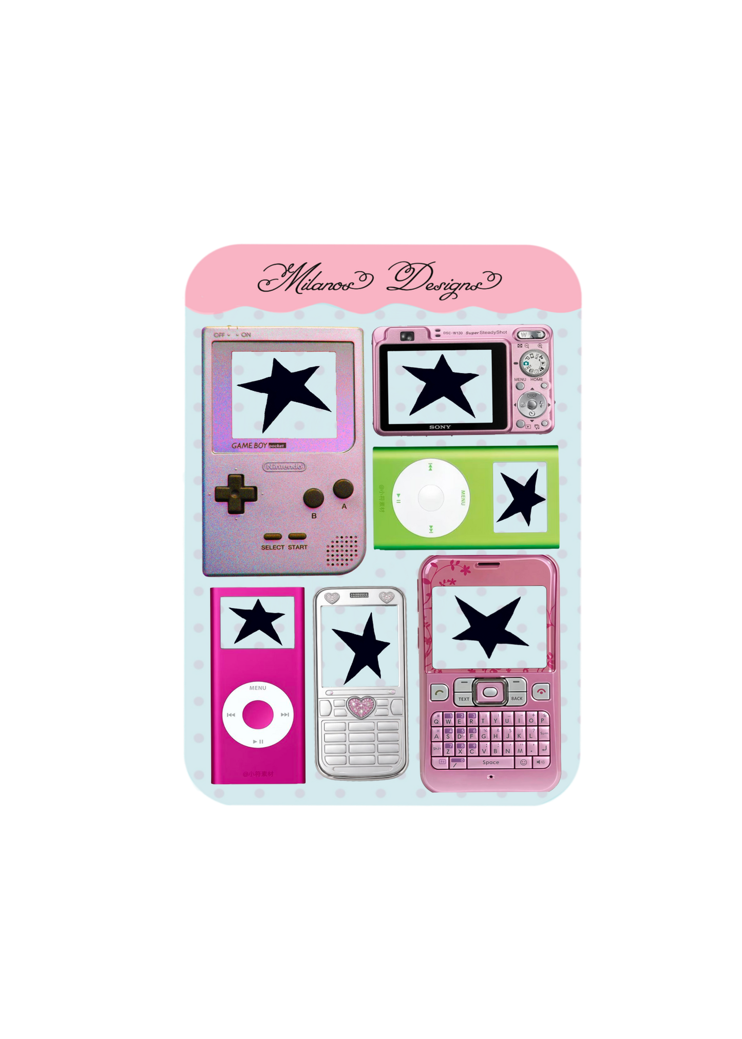 Screens 2 sticker sheet