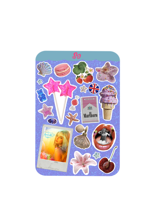 Addison summer sticker sheets