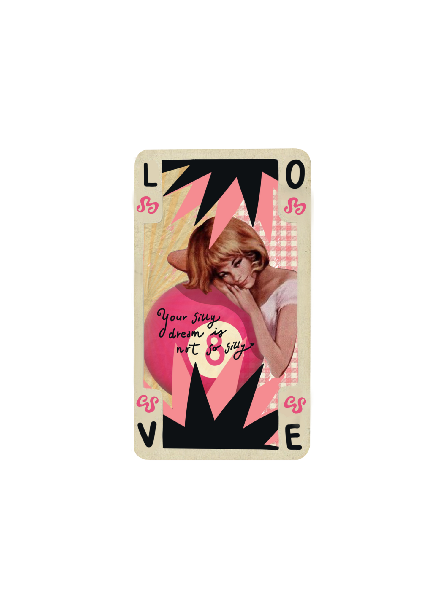 Silly Dream playing card