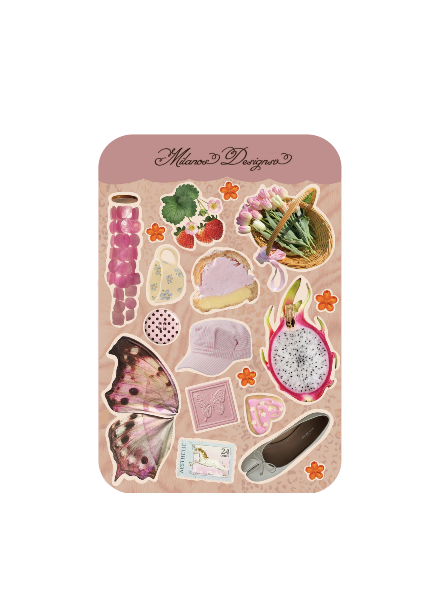 Garden Party sticker sheet