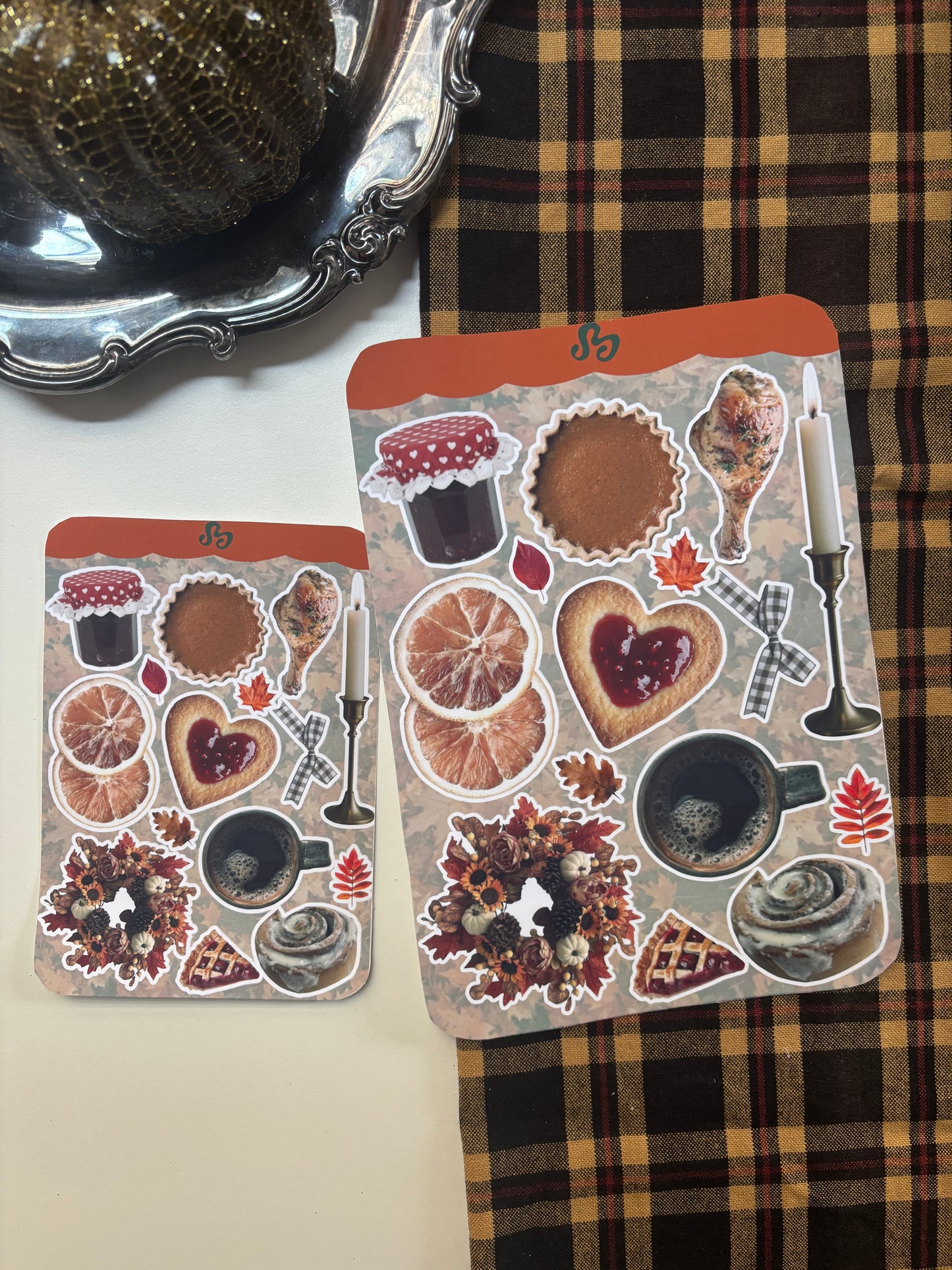 ThanksGiving Dinner  Sticker sheet