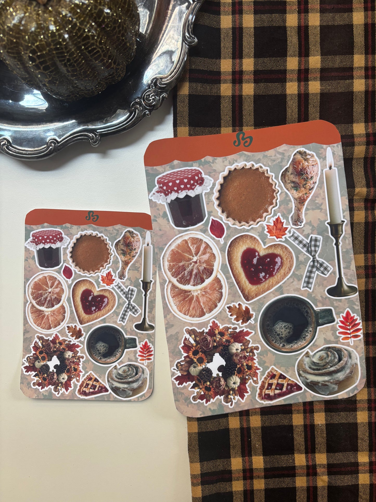 ThanksGiving Dinner  Sticker sheet