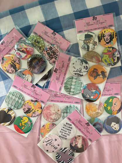 Vintage mystery pin pack