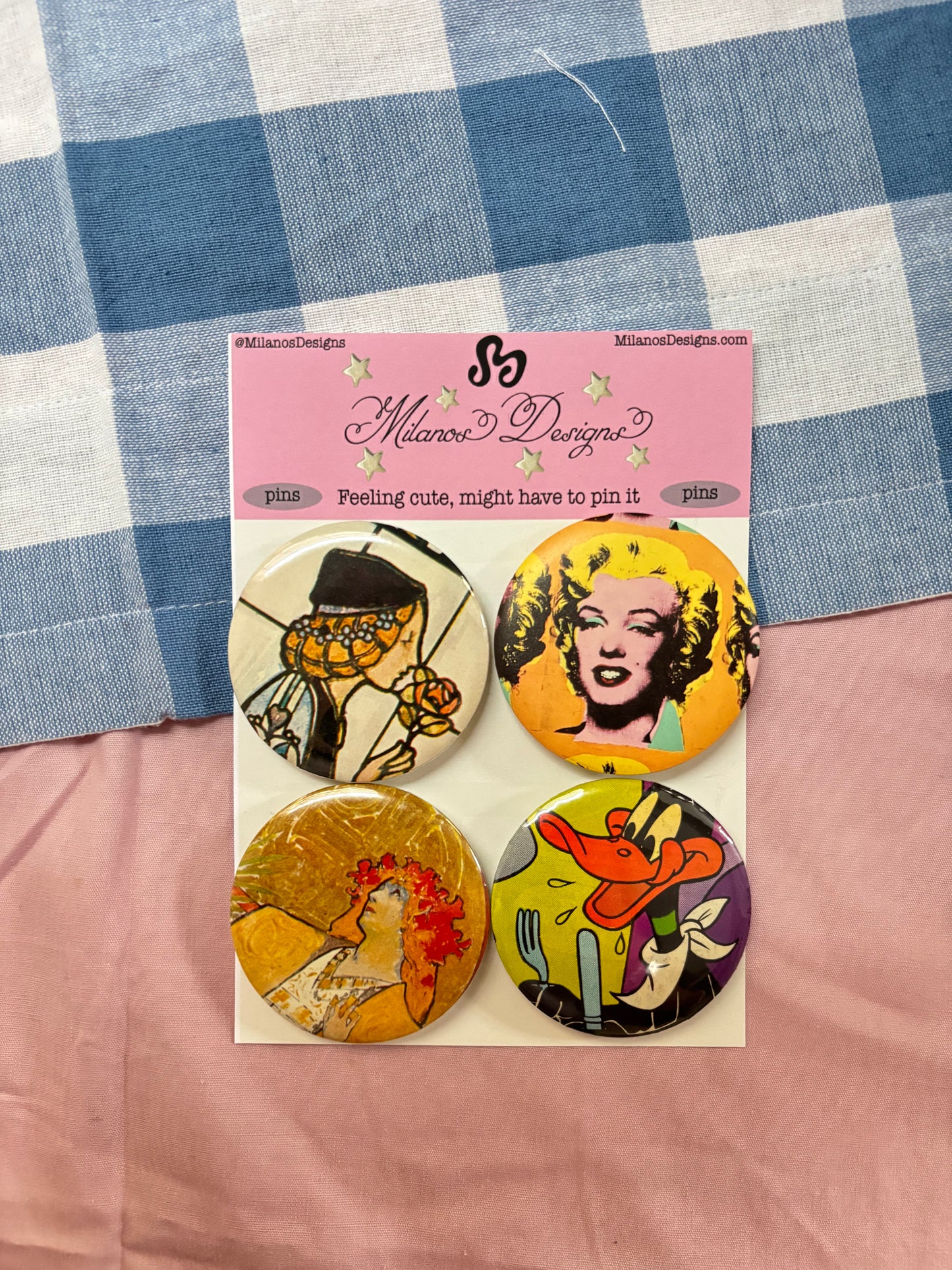 Vintage mystery pin pack