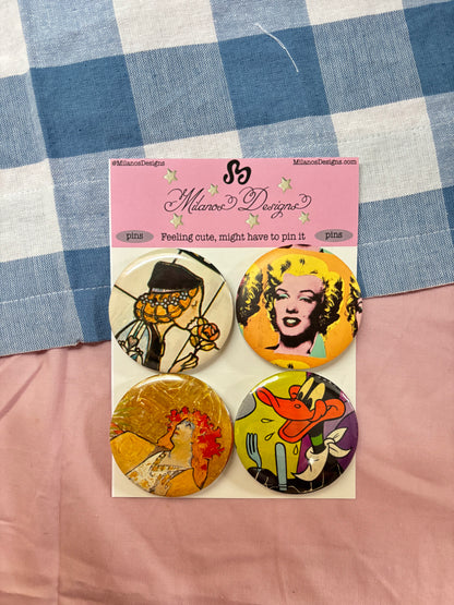 Vintage mystery pin pack