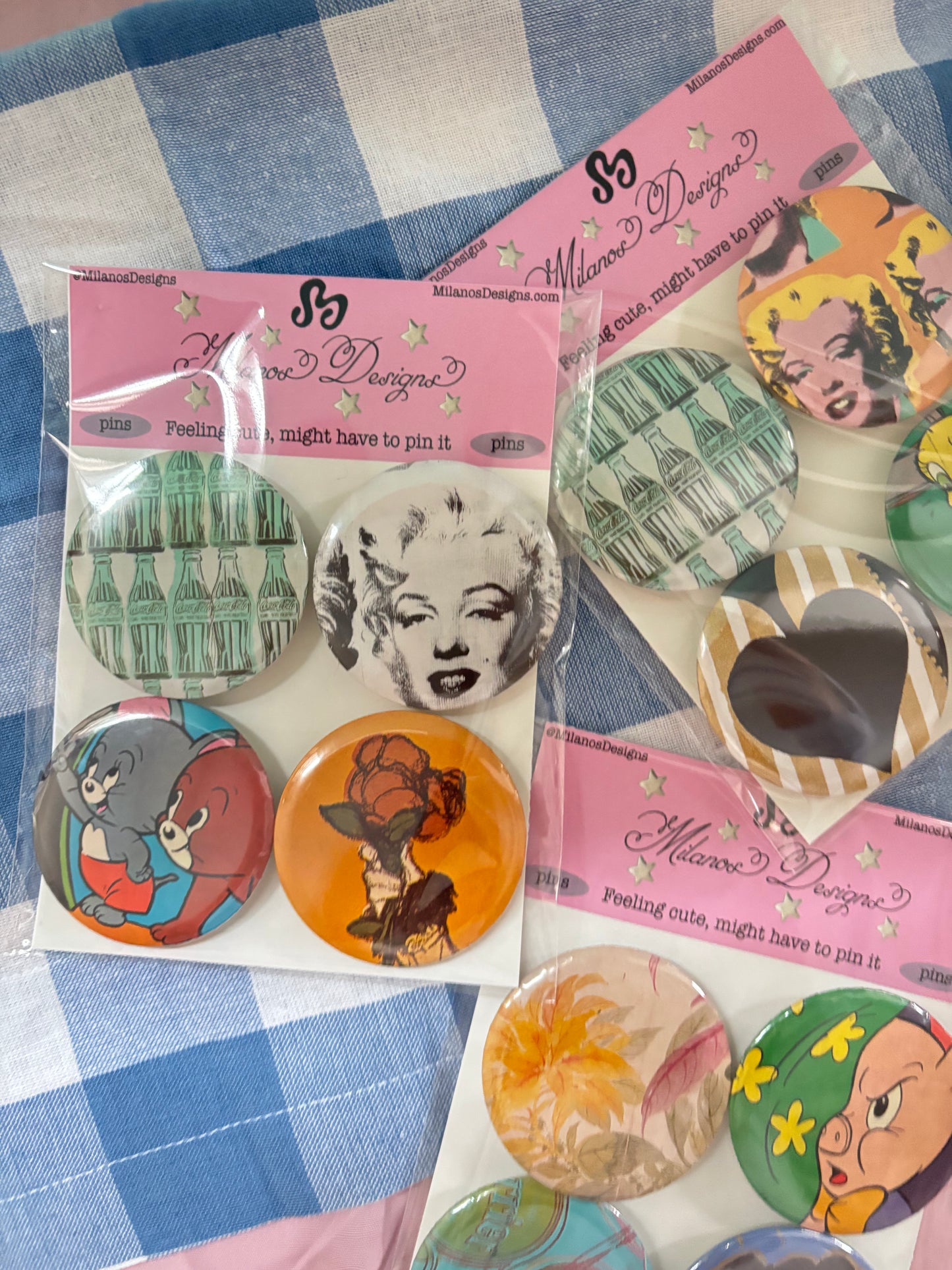 Vintage mystery pin pack