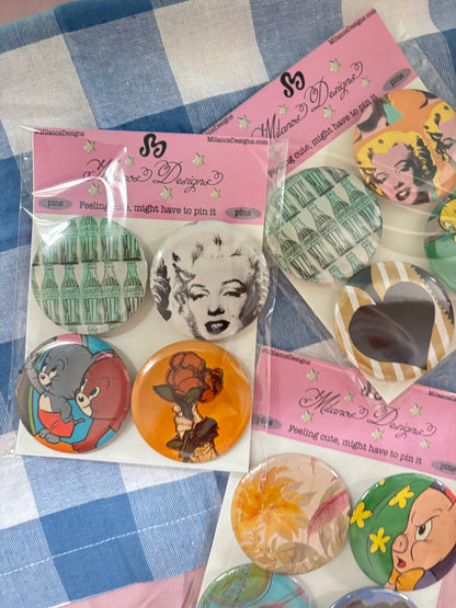 Vintage mystery pin pack