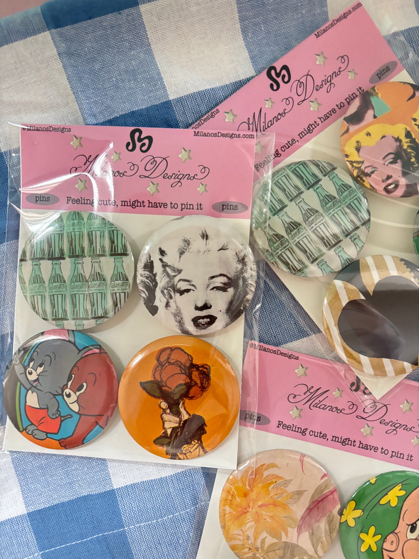 Vintage mystery pin pack