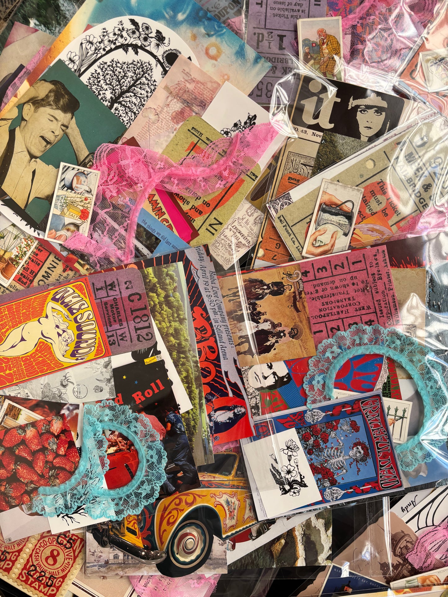 Mystery vintage scrap packs