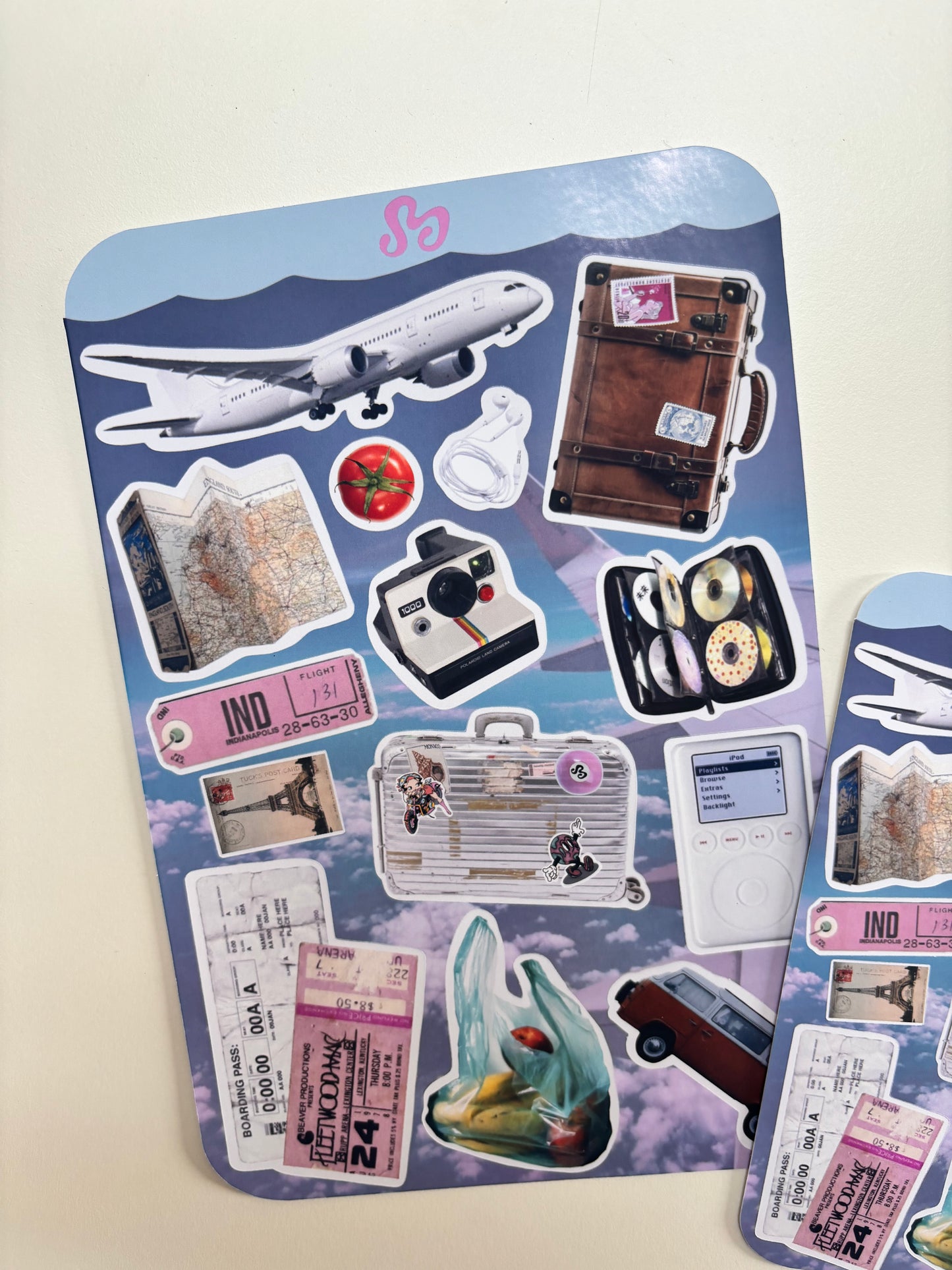 i <3 Traveling sticker sheet
