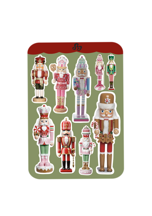 NutCrackers Everywhere sticker sheet