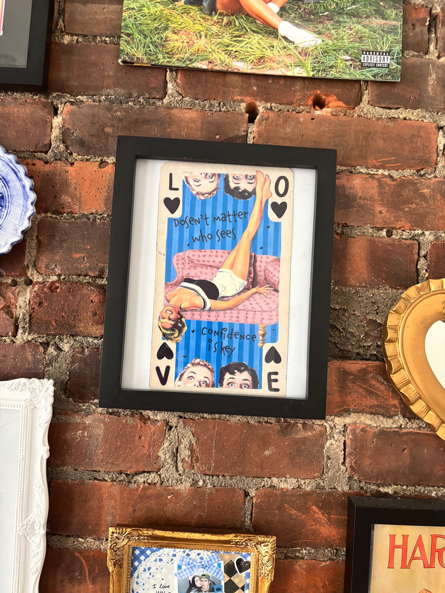 Confidence collage print