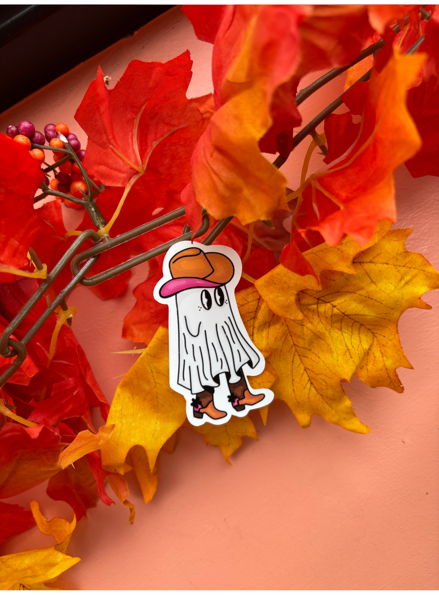 "Cowboy Ghost" Sticker