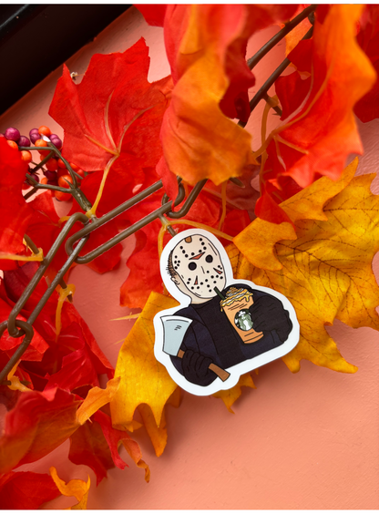 "Jason Likes Fall" Sticker