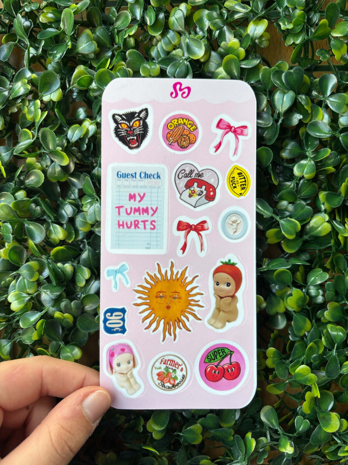 "cool girl" Sticker sheet