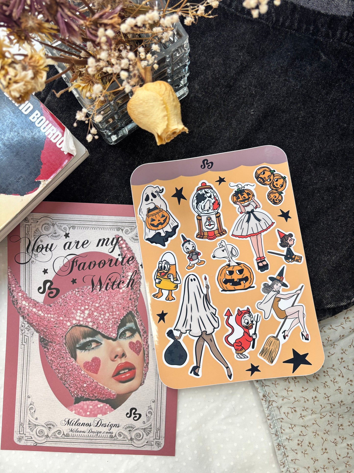Nostalgic fall sticker sheet