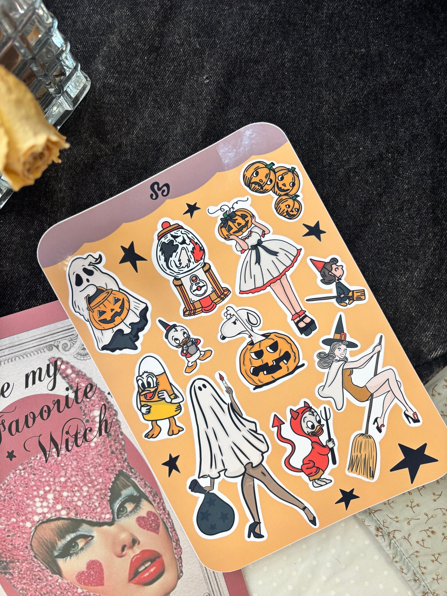 Nostalgic fall sticker sheet
