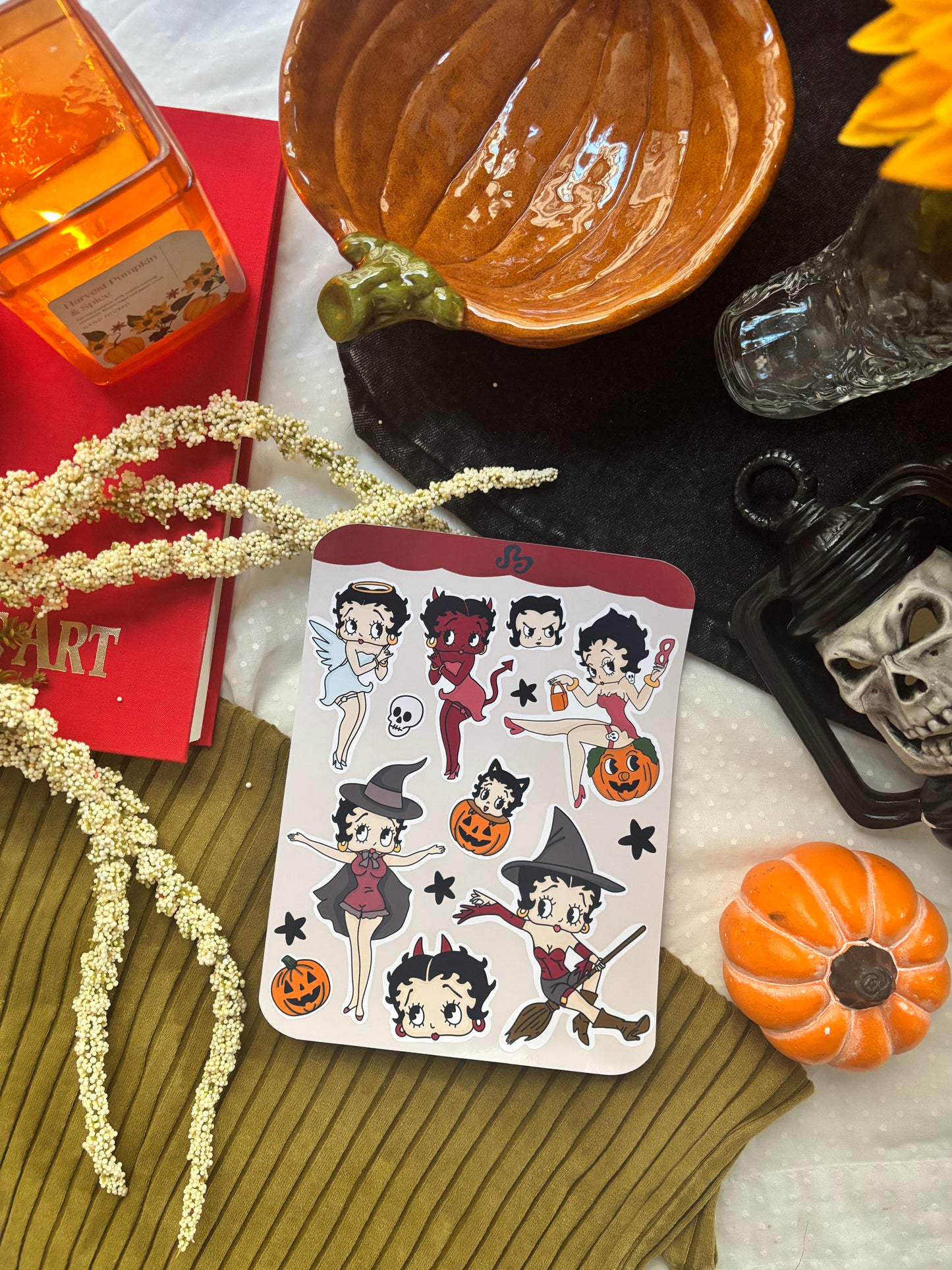 Witch Betty sticker sheet