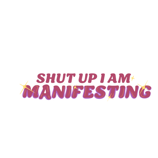 Manifesting sticker