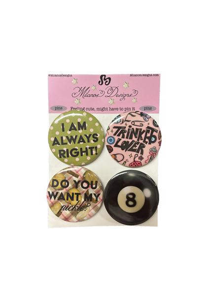 it girl pin pack