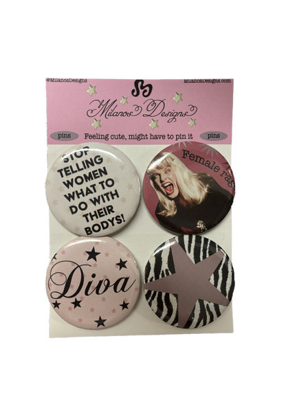 I'm Just a Girl pin pack