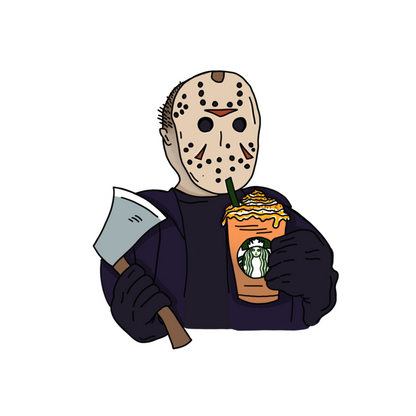 "Jason Likes Fall" Sticker