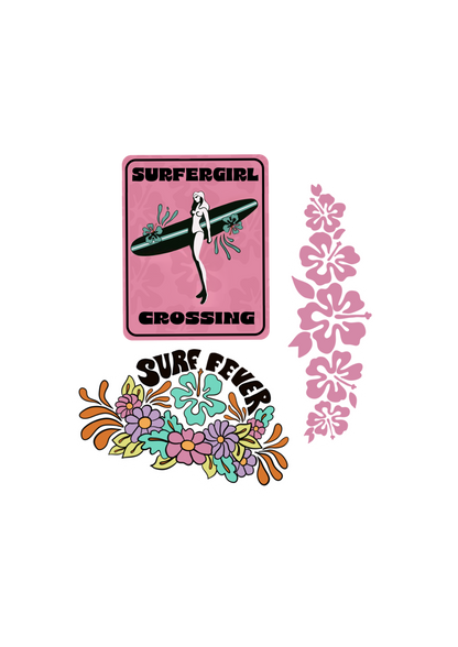 Surf sticker bundle