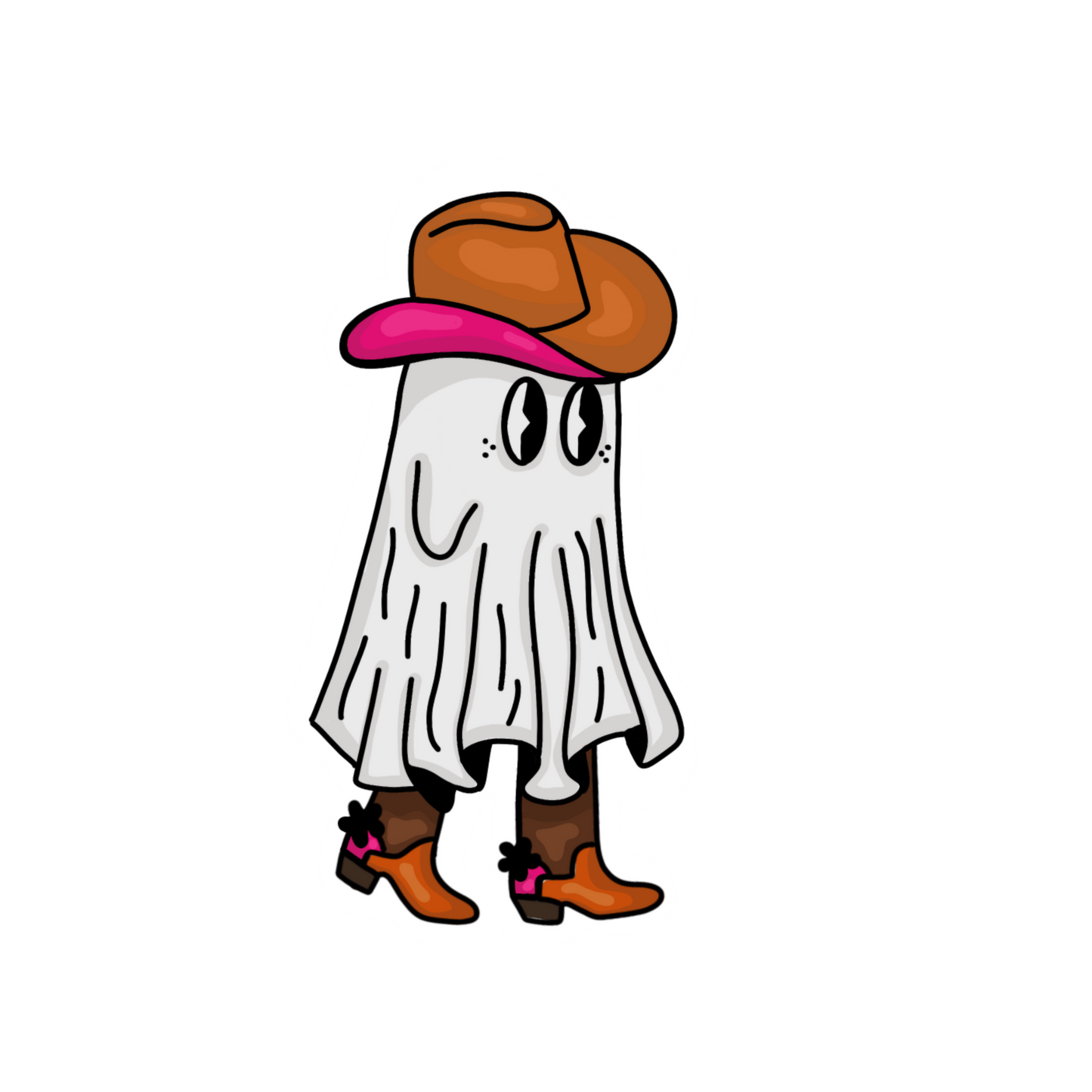 "Cowboy Ghost" Sticker