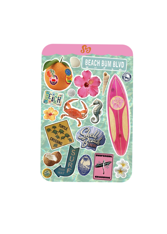 THE summer sticker sheets