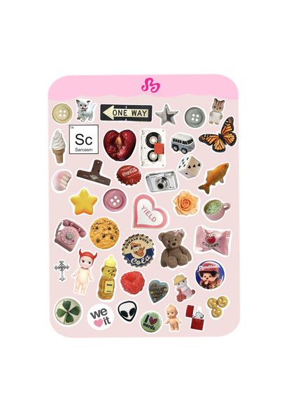 Trinket Lover sticker sheet