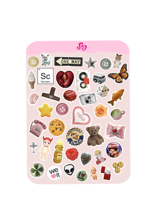 Trinket Lover sticker sheet